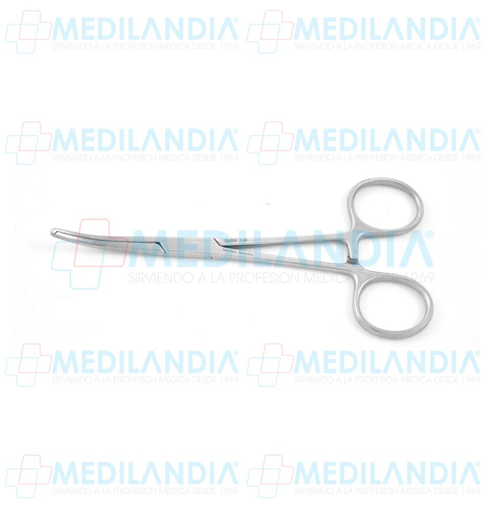 Pinza Kocher curva con dientes 1 x 2 14 cm Miltex - Pinzas - MILTEX- MEDILANDIA | Tienda de productos y equipos médicos de calidad en México | Soluciones profesionales para clínicas, hospitales y consultorios.