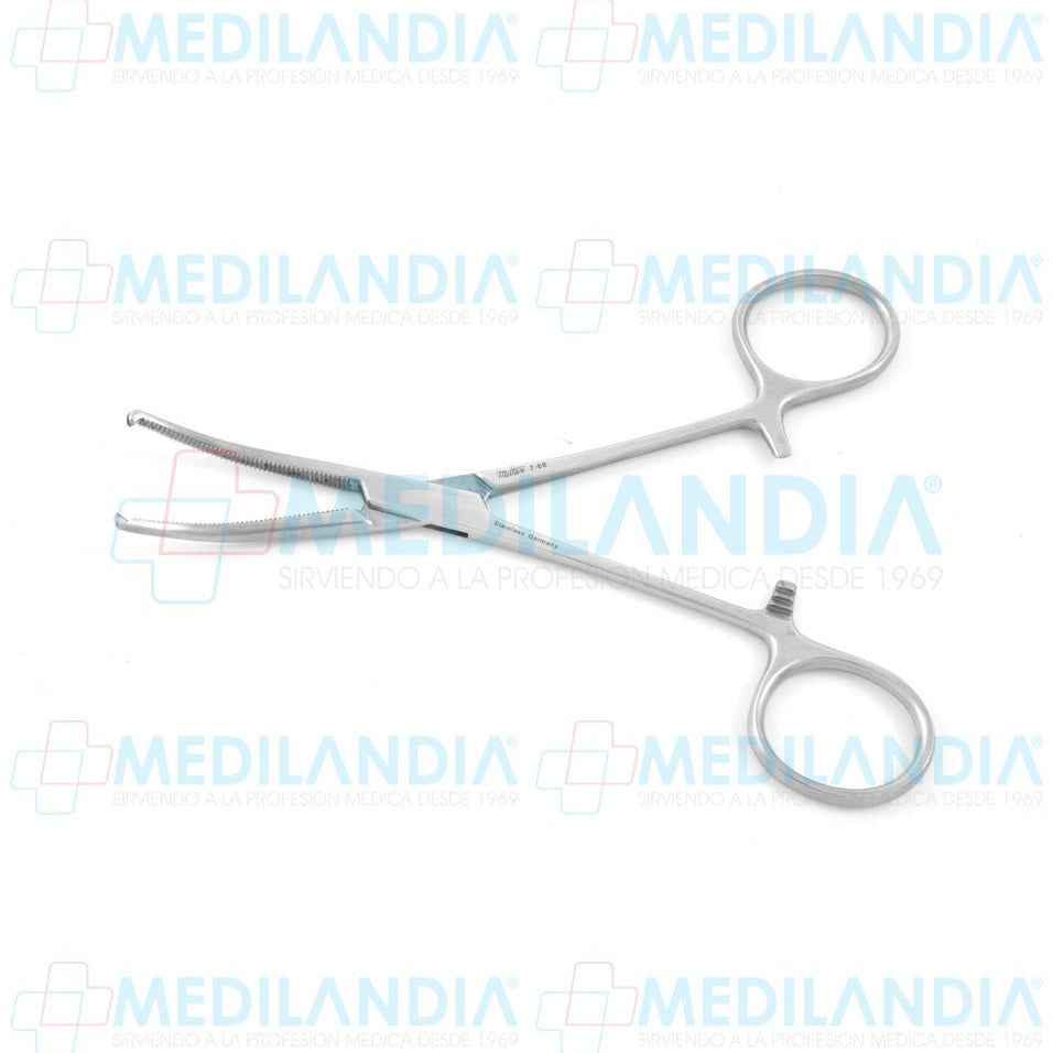 Pinza Kocher curva con dientes 1 x 2 14 cm Miltex - Pinzas - MILTEX- MEDILANDIA | Tienda de productos y equipos médicos de calidad en México | Soluciones profesionales para clínicas, hospitales y consultorios.