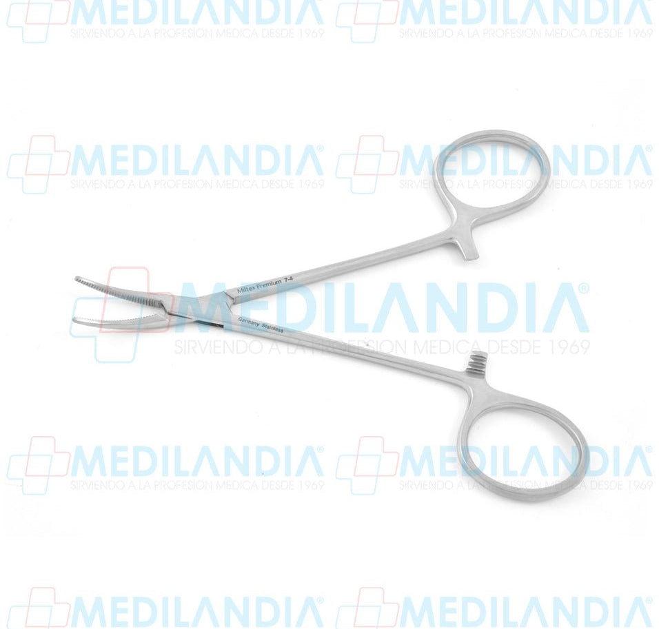 Pinza mosquito Halsted curva 12.7 cm Miltex - Pinzas - MILTEX- MEDILANDIA | Tienda de productos y equipos médicos de calidad en México | Soluciones profesionales para clínicas, hospitales y consultorios.