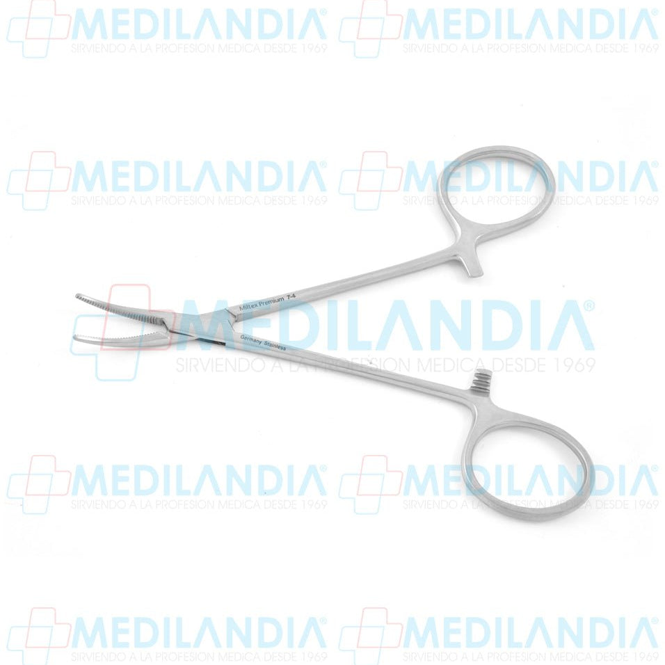 Pinza mosquito Halsted curva 12.7 cm Miltex - Pinzas - MILTEX- MEDILANDIA | Tienda de productos y equipos médicos de calidad en México | Soluciones profesionales para clínicas, hospitales y consultorios.