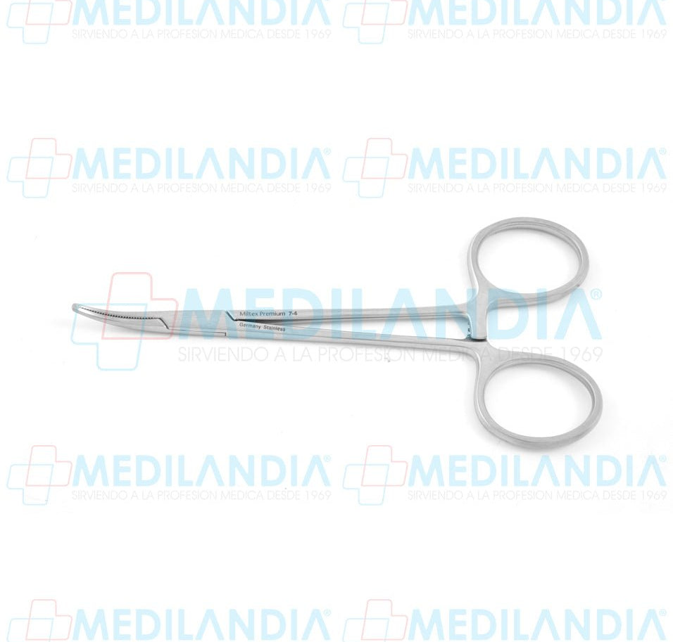 Pinza mosquito Halsted curva 12.7 cm Miltex - Pinzas - MILTEX- MEDILANDIA | Tienda de productos y equipos médicos de calidad en México | Soluciones profesionales para clínicas, hospitales y consultorios.