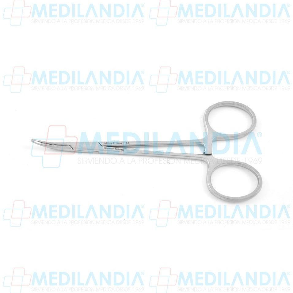 Pinza mosquito Halsted curva 12.7 cm Miltex - Pinzas - MILTEX- MEDILANDIA | Tienda de productos y equipos médicos de calidad en México | Soluciones profesionales para clínicas, hospitales y consultorios.
