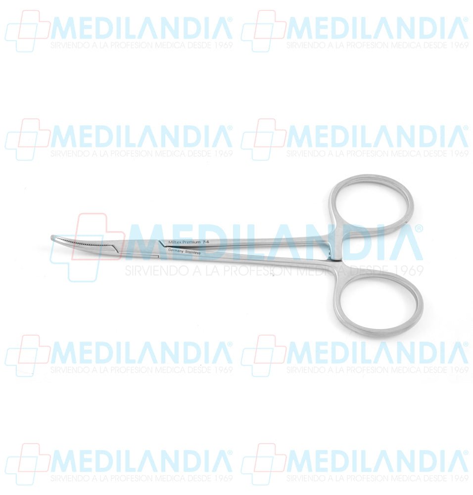 Pinza mosquito Halsted curva 12.7 cm Miltex - Pinzas - MILTEX- MEDILANDIA | Tienda de productos y equipos médicos de calidad en México | Soluciones profesionales para clínicas, hospitales y consultorios.