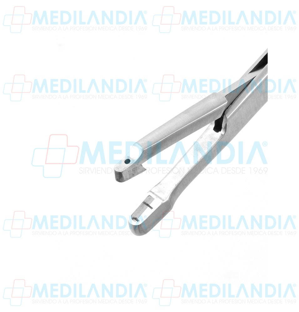 Pinza para biopsia Schubert curva 27 cm - Pinzas - HP- MEDILANDIA | Tienda de productos y equipos médicos de calidad en México | Soluciones profesionales para clínicas, hospitales y consultorios.