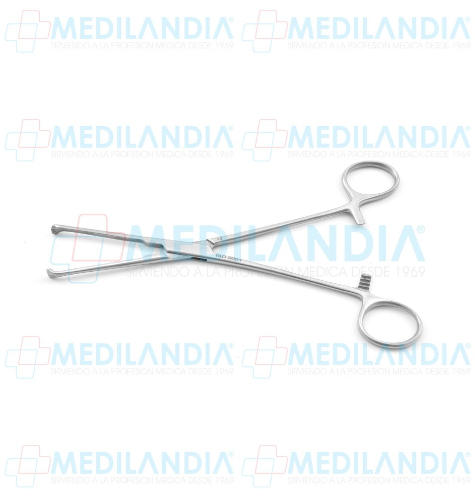 Pinza para tejidos Allis (dentada 4 x 3) 20 cm - Pinzas - HP - MEDILANDIA | Tienda de productos y equipos médicos de calidad en México | Soluciones profesionales para clínicas, hospitales y consultorios.