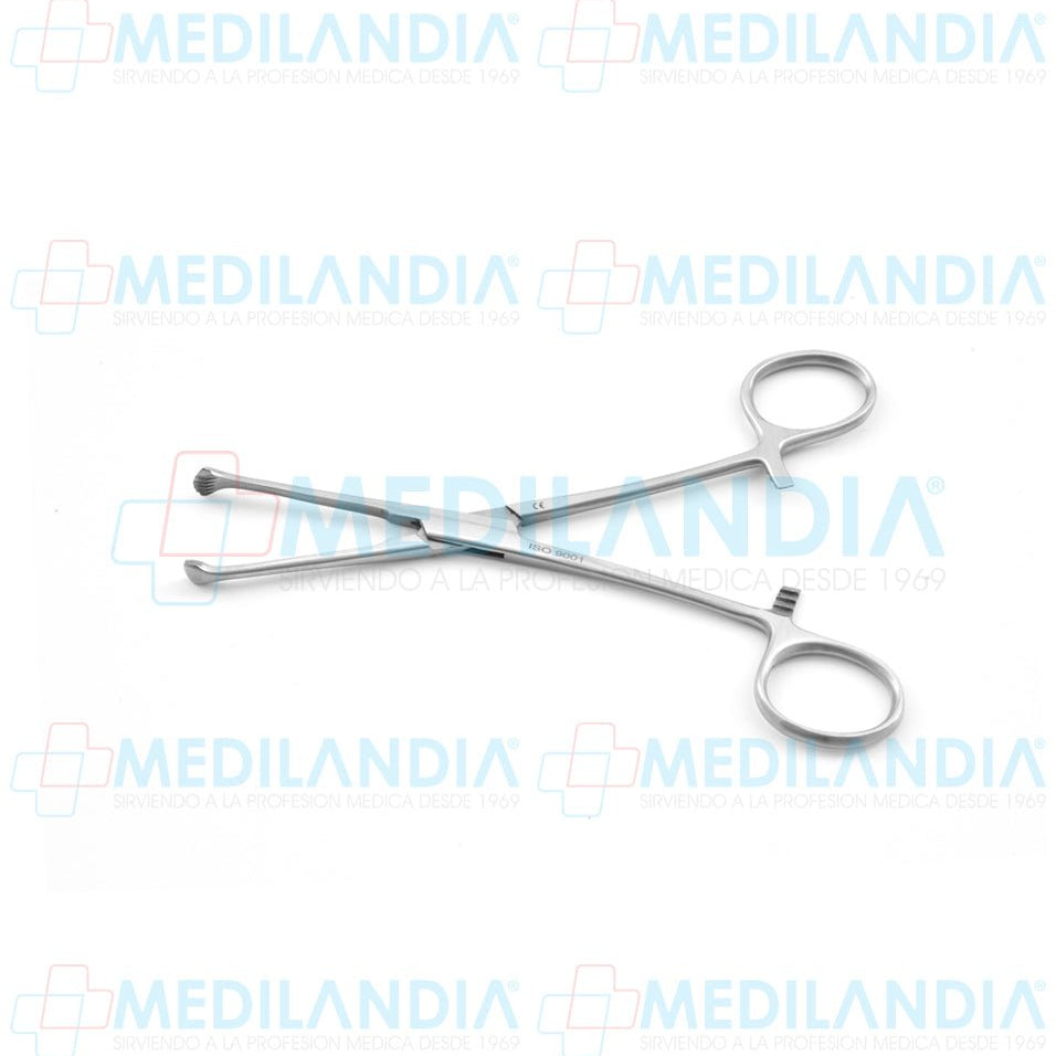 Pinza para tejidos Allis (dentada 5 x 6) 15 cm - Pinzas - HP - MEDILANDIA | Tienda de productos y equipos médicos de calidad en México | Soluciones profesionales para clínicas, hospitales y consultorios.