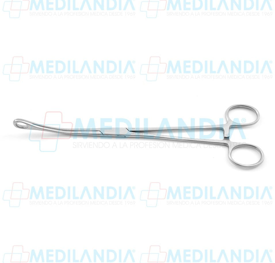 Pinza porta esponja Foerster (Forester) con anillo pequeño curva 24 cm - Pinzas - HP - MEDILANDIA | Tienda de productos y equipos médicos de calidad en México | Soluciones profesionales para clínicas, hospitales y consultorios.