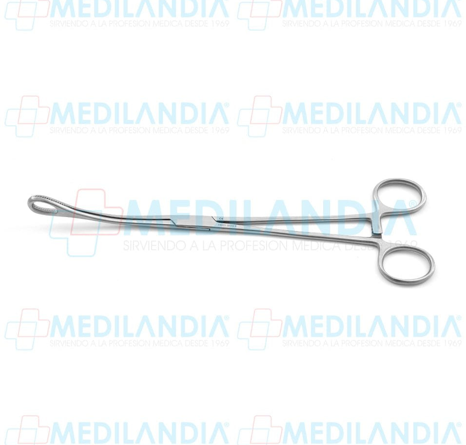 Pinza porta esponja Foerster (Forester) curva 24 cm - Pinzas - HP - MEDILANDIA | Tienda de productos y equipos médicos de calidad en México | Soluciones profesionales para clínicas, hospitales y consultorios.