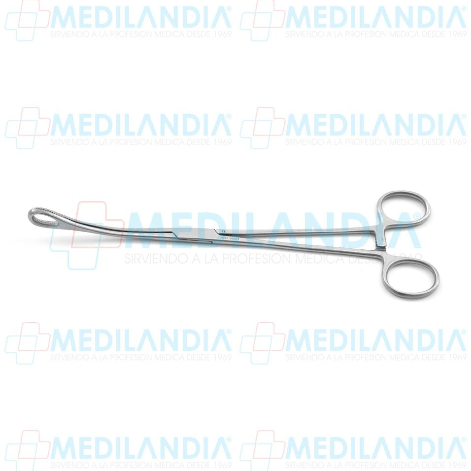 Pinza porta esponja Foerster (Forester) curva 24 cm - Pinzas - HP - MEDILANDIA | Tienda de productos y equipos médicos de calidad en México | Soluciones profesionales para clínicas, hospitales y consultorios.