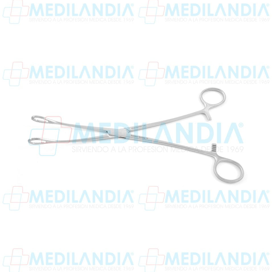 Pinza porta esponja Foerster (Forester) curva 24.1 cm Miltex - Pinzas - MILTEX- MEDILANDIA | Tienda de productos y equipos médicos de calidad en México | Soluciones profesionales para clínicas, hospitales y consultorios.