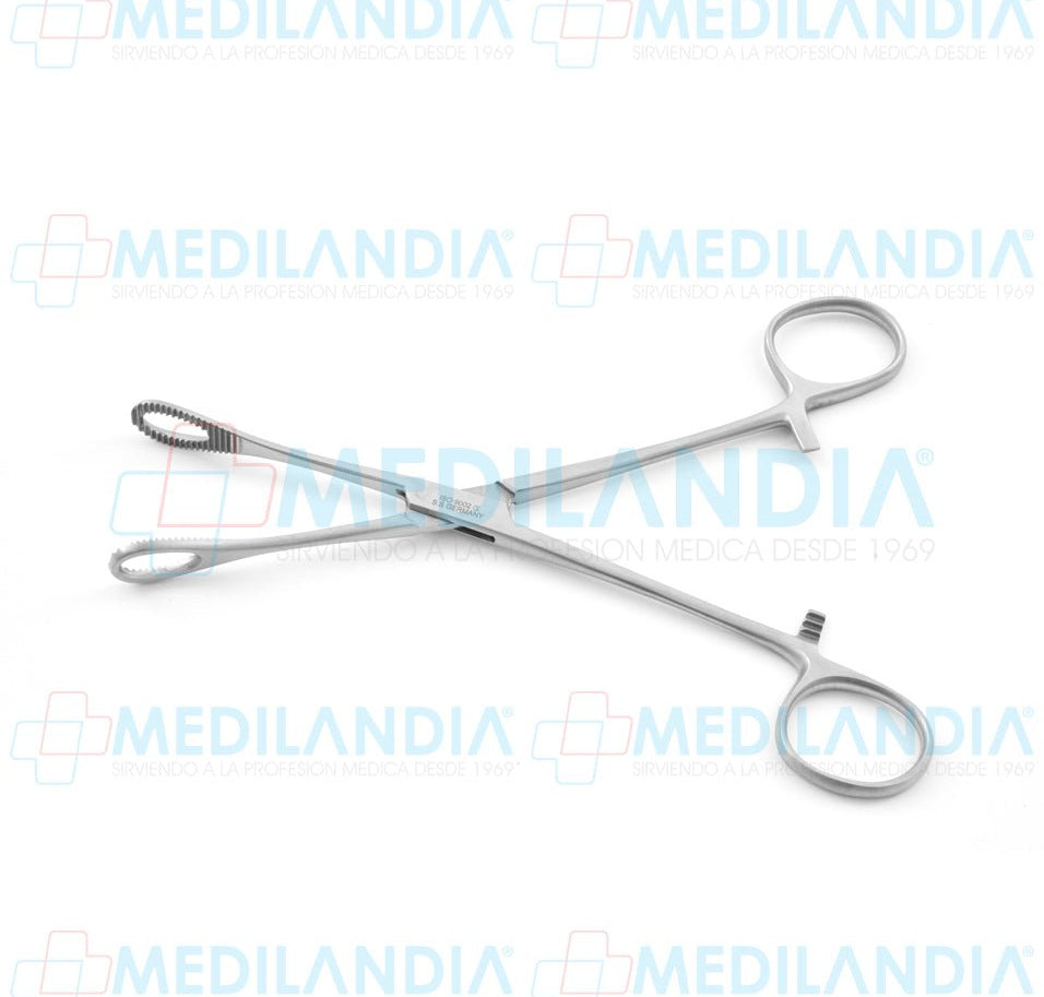 Pinza porta esponja Foerster (Forester) recta 18 cm - Pinzas - HP - MEDILANDIA | Tienda de productos y equipos médicos de calidad en México | Soluciones profesionales para clínicas, hospitales y consultorios.