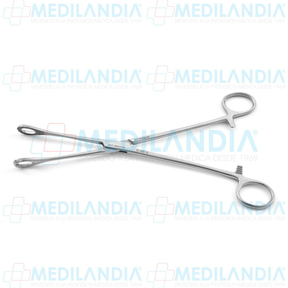 Pinza porta esponja Foerster (Forester) recta 24 cm - Pinzas - HP - MEDILANDIA | Tienda de productos y equipos médicos de calidad en México | Soluciones profesionales para clínicas, hospitales y consultorios.