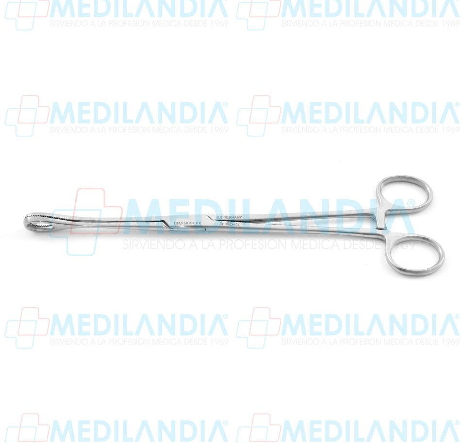 Pinza porta esponja Foerster (Forester) recta 24 cm - Pinzas - HP - MEDILANDIA | Tienda de productos y equipos médicos de calidad en México | Soluciones profesionales para clínicas, hospitales y consultorios.
