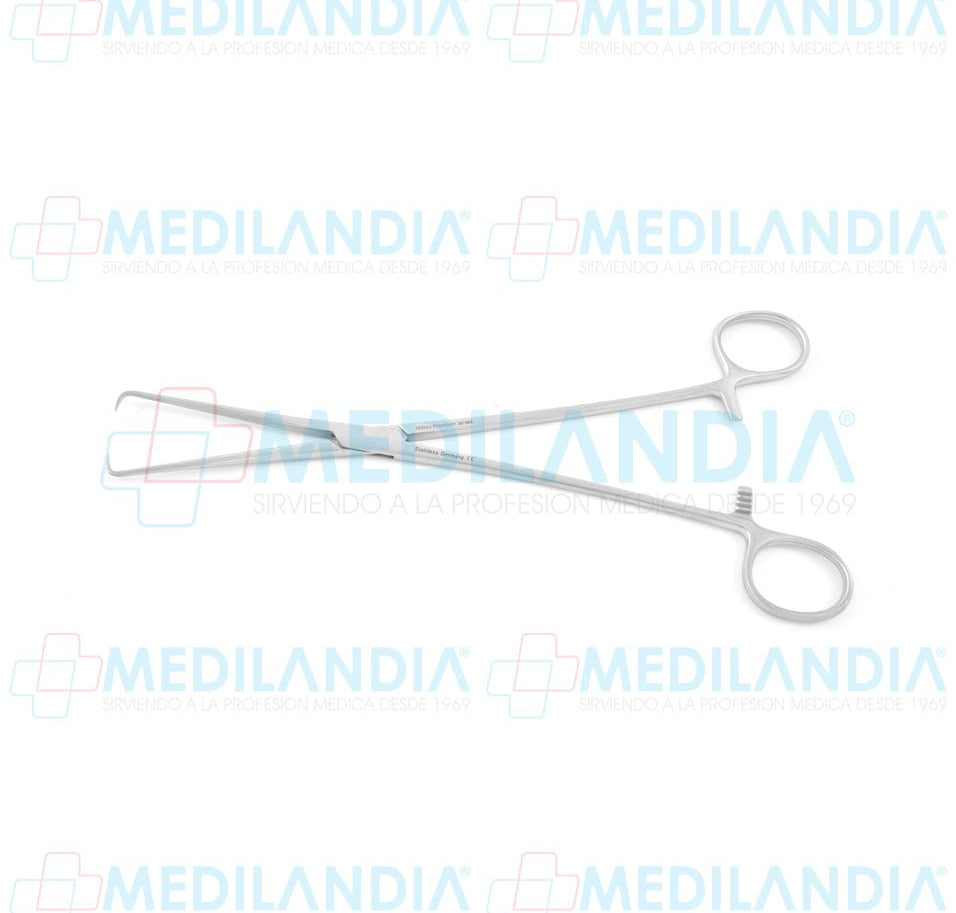 Pinza Pozzi Schroeder-Braun tentaculo uterino recta 24.8 cm Miltex - Pinzas - MILTEX- MEDILANDIA | Tienda de productos y equipos médicos de calidad en México | Soluciones profesionales para clínicas, hospitales y consultorios.