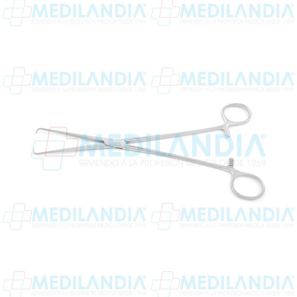 Pinza Pozzi Schroeder-Braun tentaculo uterino recta 24.8 cm Miltex - Pinzas - MILTEX- MEDILANDIA | Tienda de productos y equipos médicos de calidad en México | Soluciones profesionales para clínicas, hospitales y consultorios.