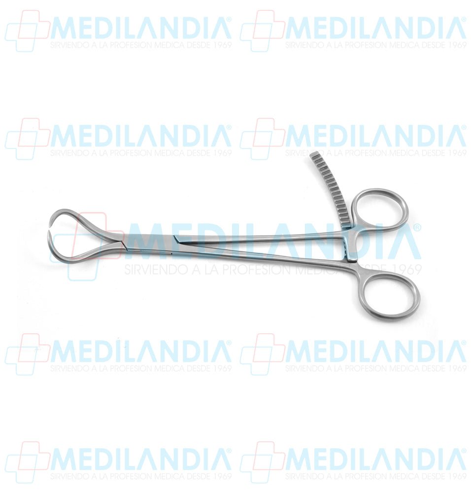 Pinza tipo campo para reducción ósea curva con cremallera 20.5 cm - Pinzas - 6B- MEDILANDIA | Tienda de productos y equipos médicos de calidad en México | Soluciones profesionales para clínicas, hospitales y consultorios.