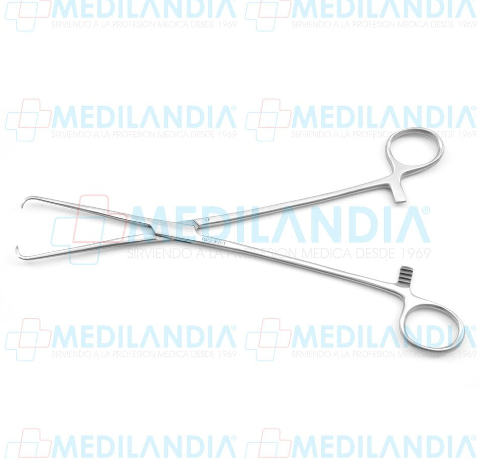 Pinza uterina Pozzi 24 cm - Pinzas - HP - MEDILANDIA | Tienda de productos y equipos médicos de calidad en México | Soluciones profesionales para clínicas, hospitales y consultorios.
