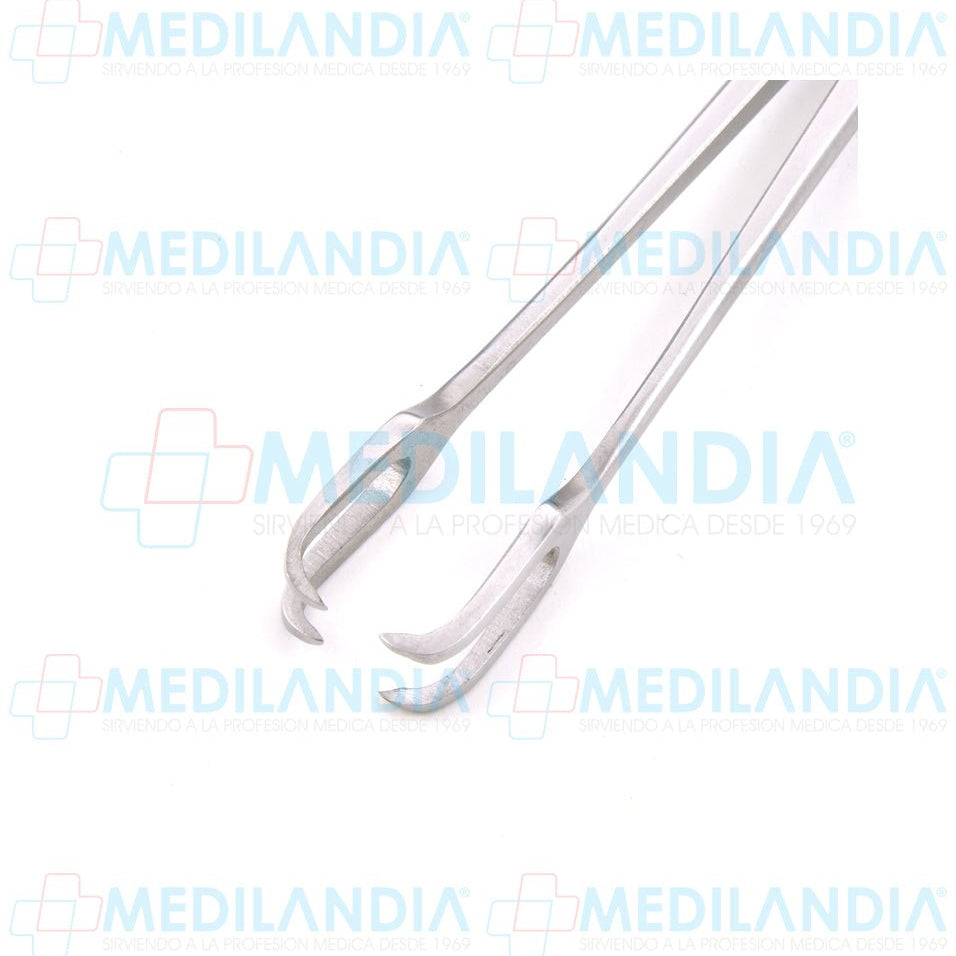 Pinza vaginal Schroeder Vulsellum recta con 2 x 2 garfios - Pinzas - HP- MEDILANDIA | Tienda de productos y equipos médicos de calidad en México | Soluciones profesionales para clínicas, hospitales y consultorios.