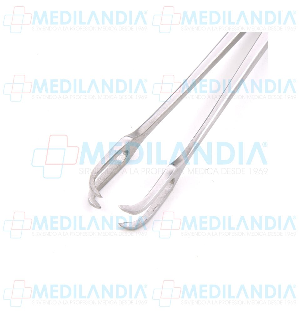 Pinza vaginal Schroeder Vulsellum recta con 2 x 2 garfios - Pinzas - HP- MEDILANDIA | Tienda de productos y equipos médicos de calidad en México | Soluciones profesionales para clínicas, hospitales y consultorios.