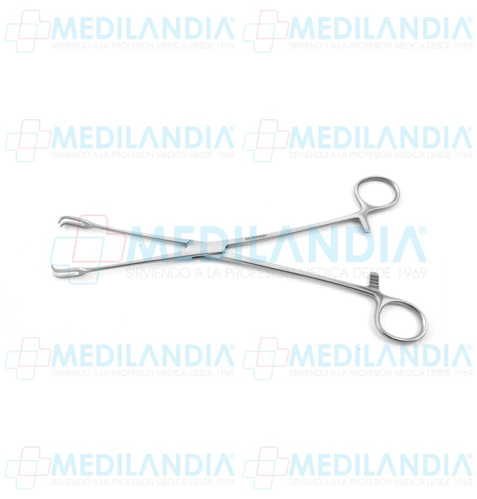 Pinza vaginal Schroeder Vulsellum recta con 2 x 2 garfios - Pinzas - HP- MEDILANDIA | Tienda de productos y equipos médicos de calidad en México | Soluciones profesionales para clínicas, hospitales y consultorios.
