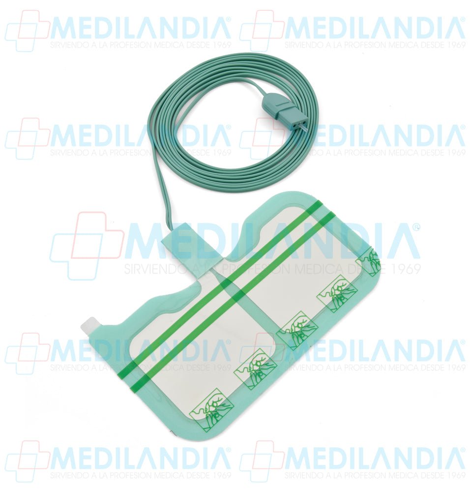 Placa de electrocirugía dividida con cable adulto - Placa electrocirugía - OBS- MEDILANDIA | Tienda de productos y equipos médicos de calidad en México | Soluciones profesionales para clínicas, hospitales y consultorios.