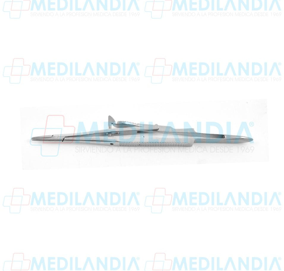 Porta agujas Kalt recto mordazas dentadas con 16.000 dientes por pulgada cuadrada 14 cm - Pinzas - HP- MEDILANDIA | Tienda de productos y equipos médicos de calidad en México | Soluciones profesionales para clínicas, hospitales y consultorios.