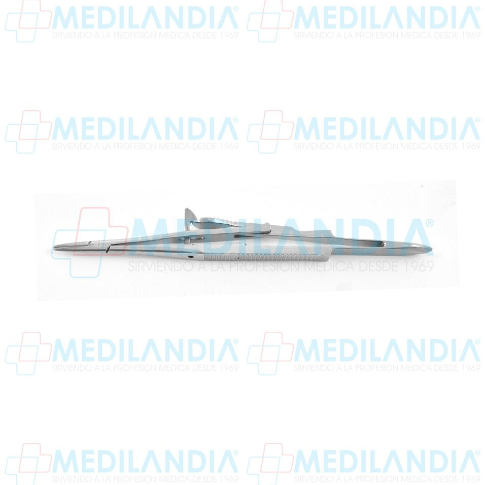 Porta agujas Kalt recto mordazas dentadas con 16.000 dientes por pulgada cuadrada 14 cm - Pinzas - HP- MEDILANDIA | Tienda de productos y equipos médicos de calidad en México | Soluciones profesionales para clínicas, hospitales y consultorios.