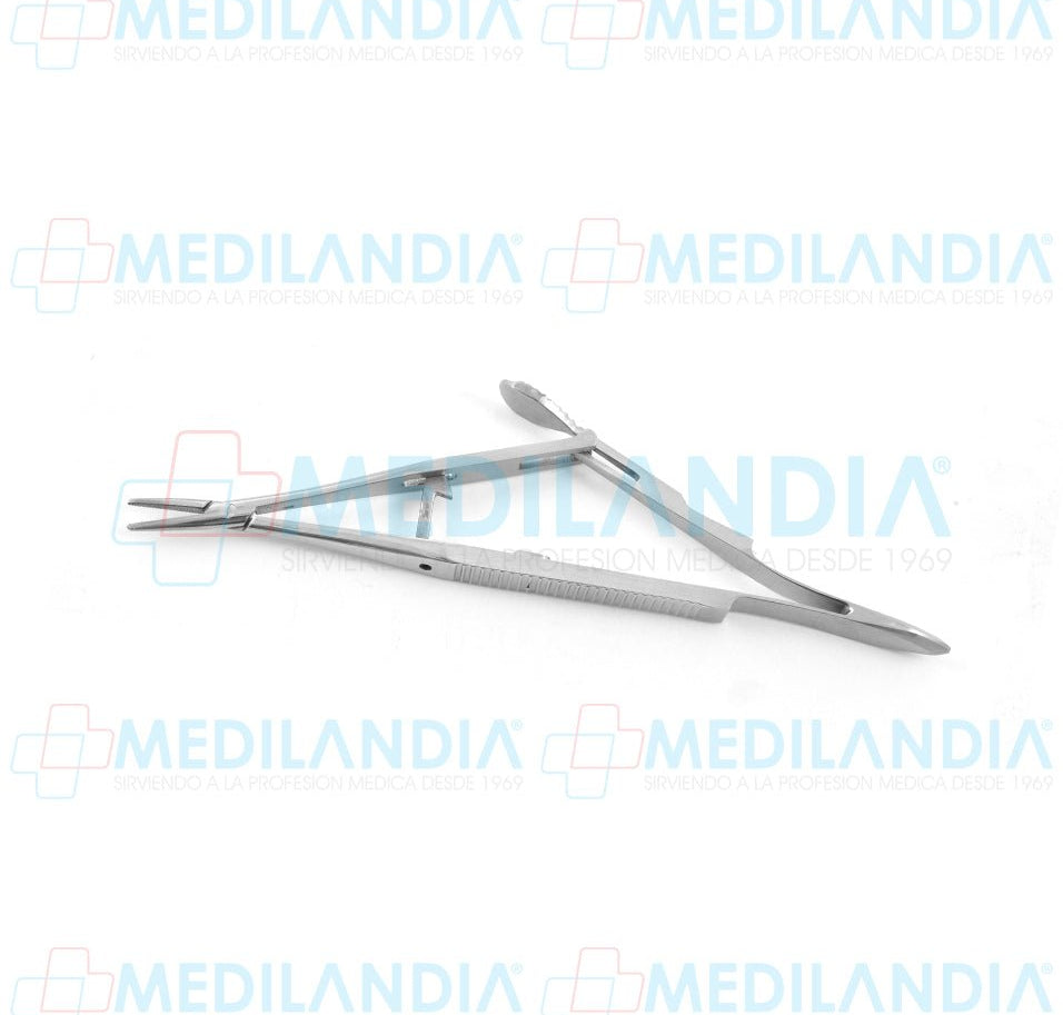 Porta agujas Kalt recto mordazas dentadas con 16.000 dientes por pulgada cuadrada 14 cm - Pinzas - HP- MEDILANDIA | Tienda de productos y equipos médicos de calidad en México | Soluciones profesionales para clínicas, hospitales y consultorios.