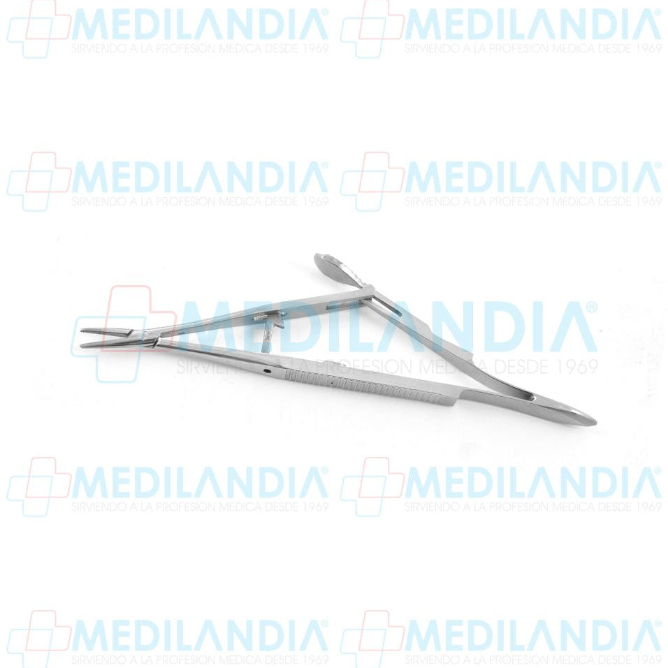 Porta agujas Kalt recto mordazas dentadas con 16.000 dientes por pulgada cuadrada 14 cm - Pinzas - HP- MEDILANDIA | Tienda de productos y equipos médicos de calidad en México | Soluciones profesionales para clínicas, hospitales y consultorios.