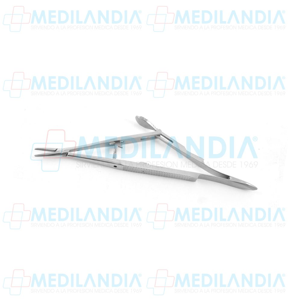 Porta agujas Kalt recto mordazas dentadas con 16.000 dientes por pulgada cuadrada 14 cm - Pinzas - HP- MEDILANDIA | Tienda de productos y equipos médicos de calidad en México | Soluciones profesionales para clínicas, hospitales y consultorios.