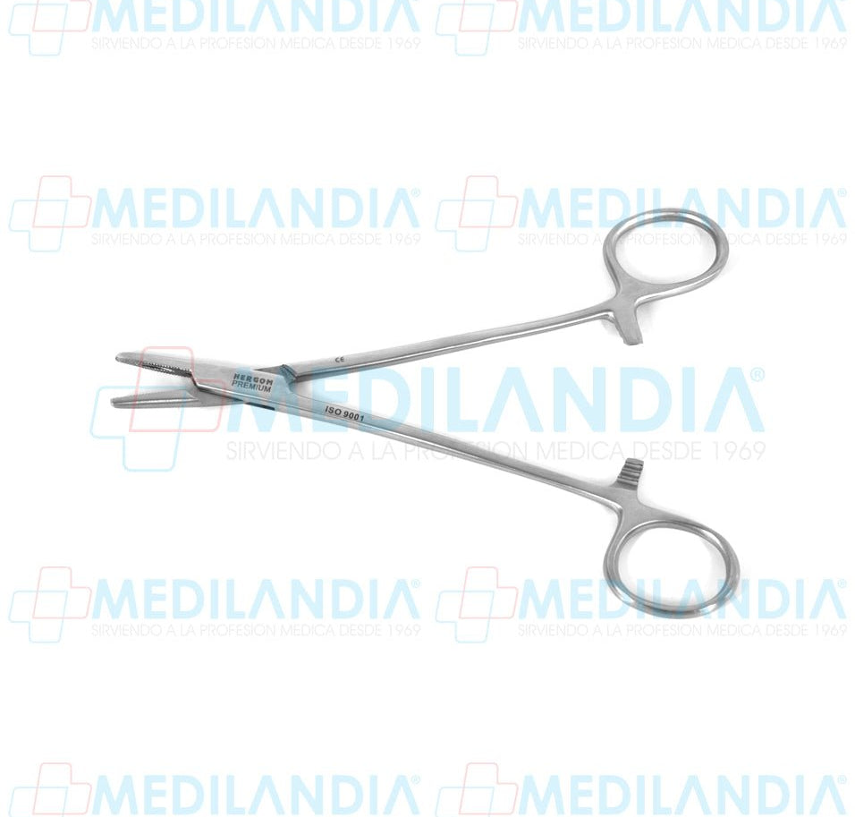 Porta agujas Mayo Hegar 15 cm - Pinzas - HP - MEDILANDIA | Tienda de productos y equipos médicos de calidad en México | Soluciones profesionales para clínicas, hospitales y consultorios.