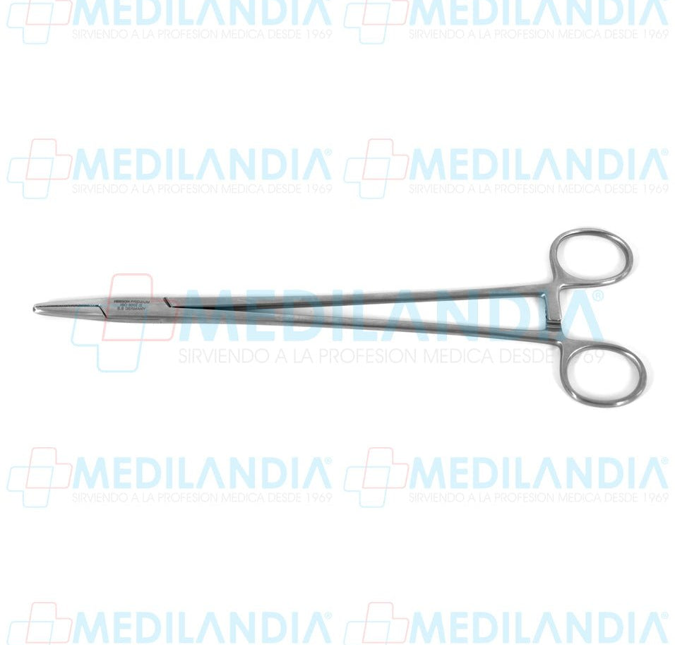 Porta agujas Mayo Hegar 25 cm - Pinzas - HP - MEDILANDIA | Tienda de productos y equipos médicos de calidad en México | Soluciones profesionales para clínicas, hospitales y consultorios.