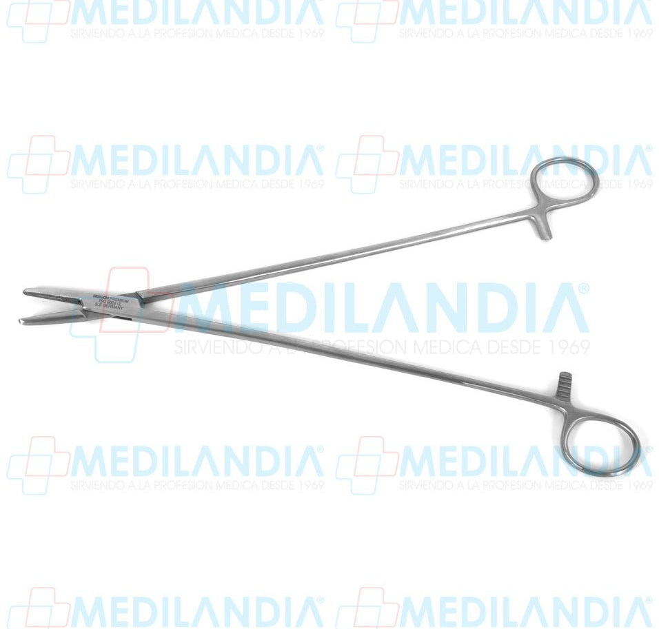 Porta agujas Mayo Hegar 30 cm - Pinzas - HP - MEDILANDIA | Tienda de productos y equipos médicos de calidad en México | Soluciones profesionales para clínicas, hospitales y consultorios.