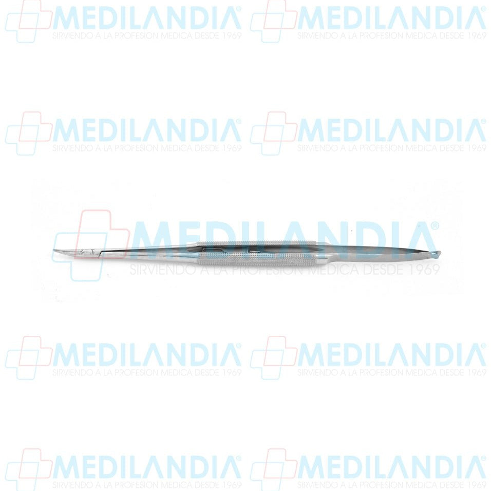 Porta agujas para micro cirugía tipo Miltex curvo 18 cm - Pinzas - HP- MEDILANDIA | Tienda de productos y equipos médicos de calidad en México | Soluciones profesionales para clínicas, hospitales y consultorios.