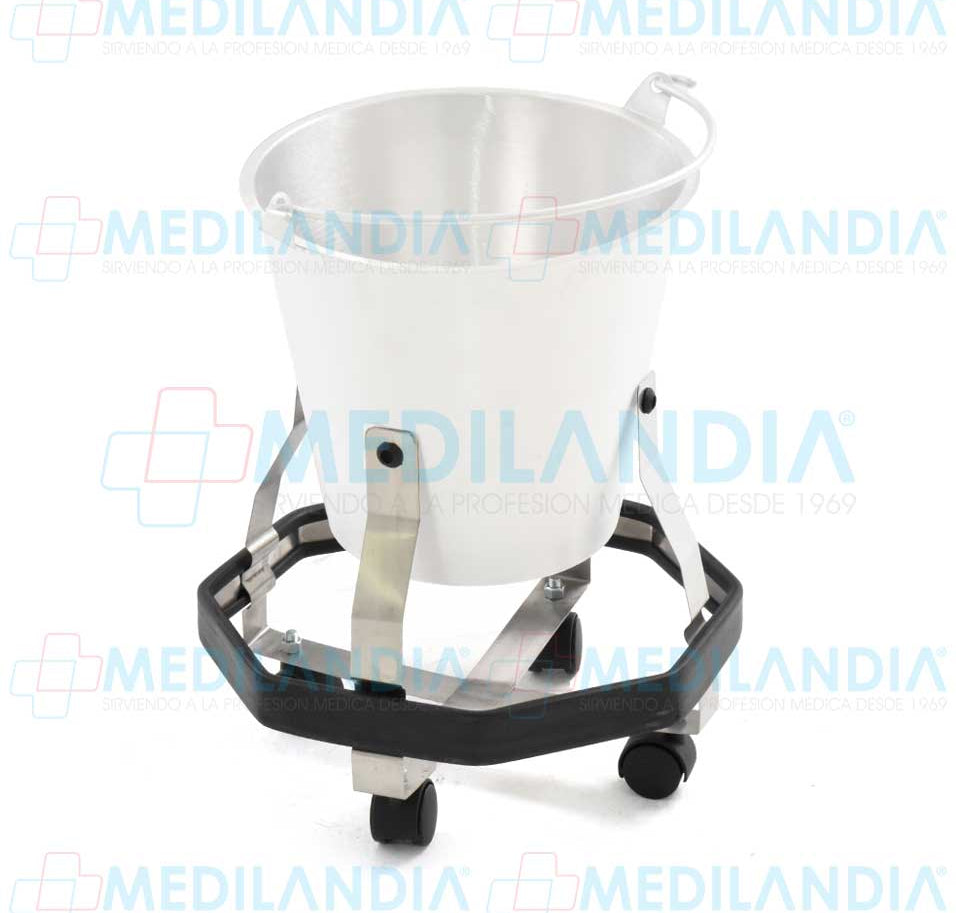 Porta cubeta de patada de acero inoxidable económico - Porta cubeta - MEDILANDIA - MEDILANDIA | Tienda de productos médicos