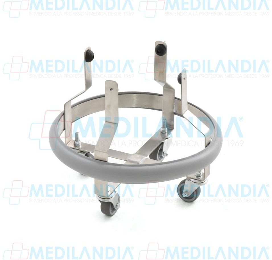 Porta cubeta de patada de acero inoxidable - Porta cubeta - CIIASA - MEDILANDIA | Tienda de productos médicos