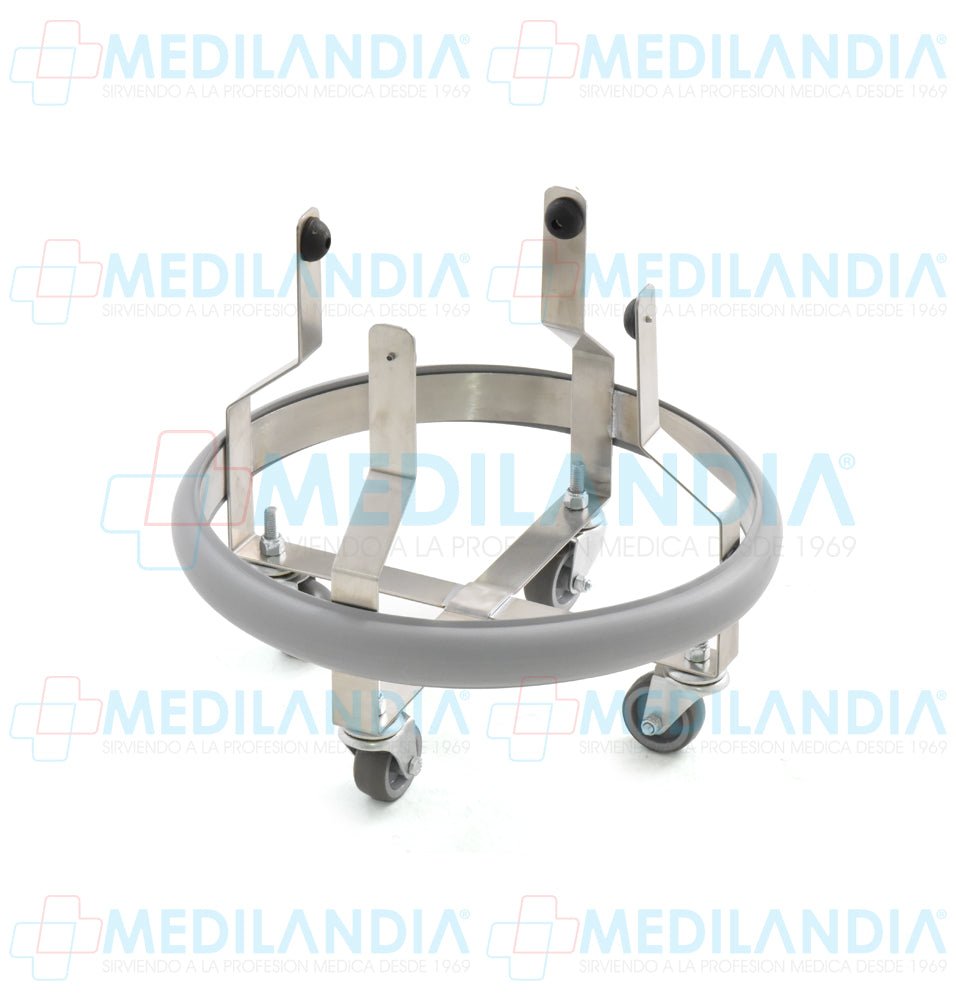 Porta cubeta de patada de acero inoxidable - Porta cubeta - CIIASA - MEDILANDIA | Tienda de productos médicos