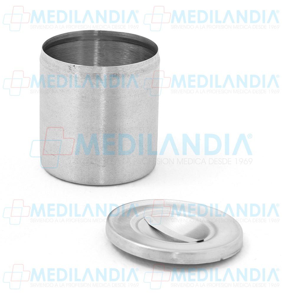 Recipiente algodonero de acero inoxidable 1.100 lts. / 5/32 qt. - Algodonero - MEDILANDIA - MEDILANDIA | Tienda de productos médicos