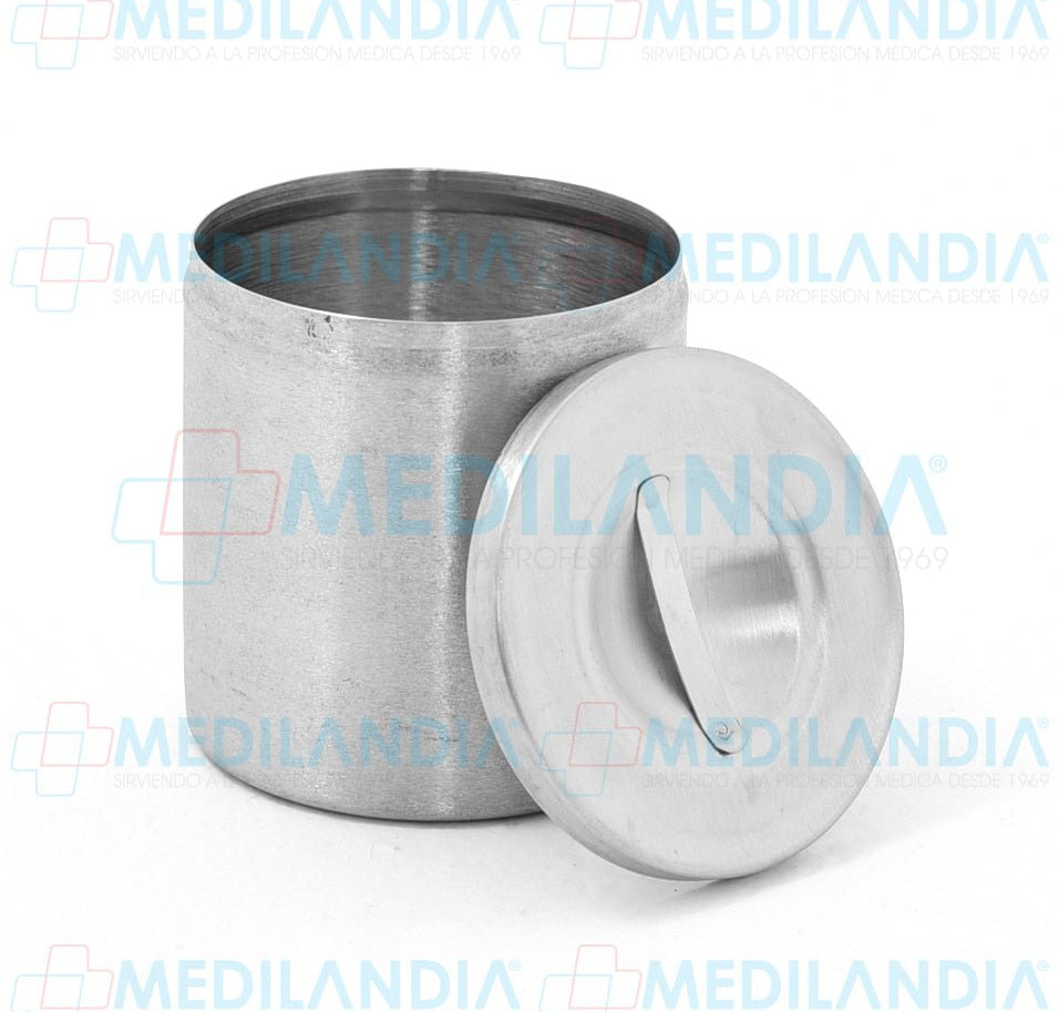 Recipiente algodonero de acero inoxidable 1.100 lts. / 5/32 qt. - Algodonero - MEDILANDIA - MEDILANDIA | Tienda de productos médicos