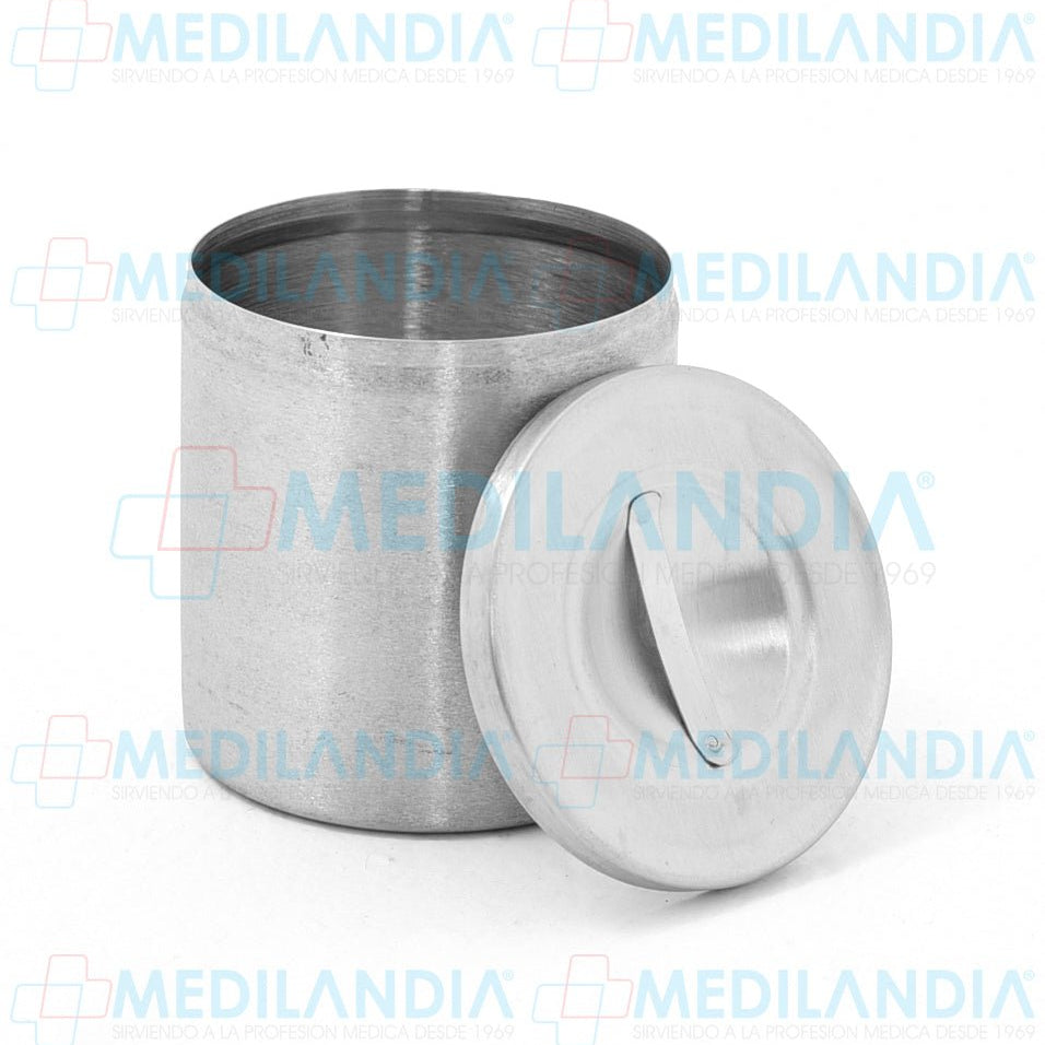 Recipiente algodonero de acero inoxidable 1.100 lts. / 5/32 qt. - Algodonero - MEDILANDIA - MEDILANDIA | Tienda de productos médicos
