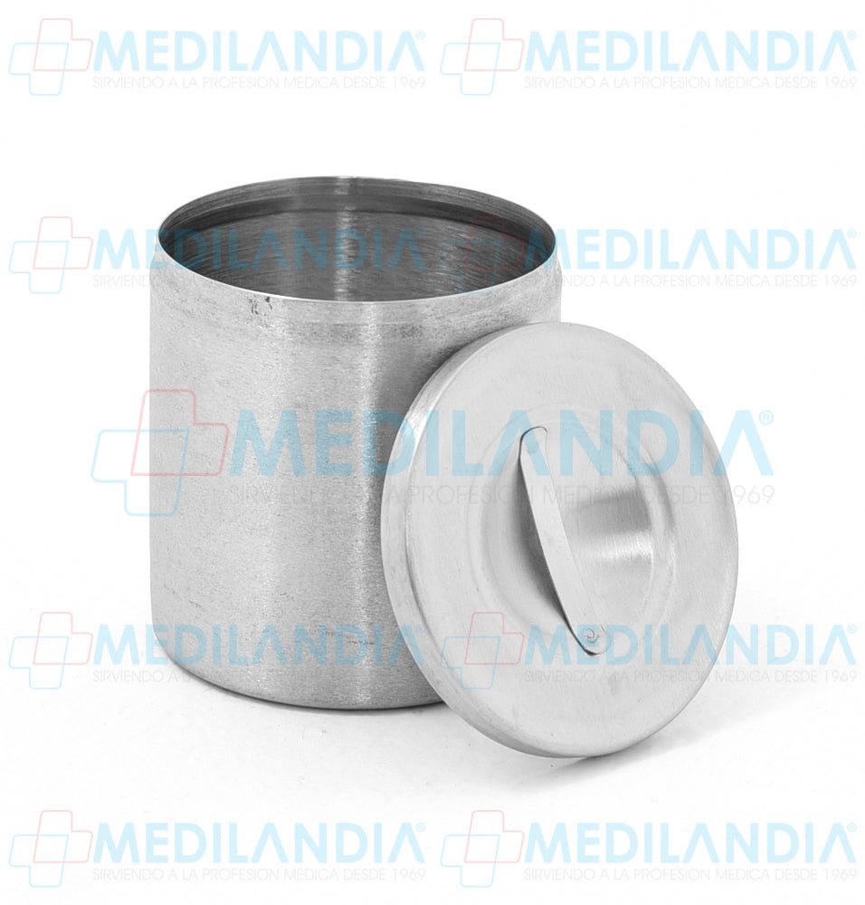 Recipiente algodonero de acero inoxidable 1.100 lts. / 5/32 qt. - Algodonero - MEDILANDIA - MEDILANDIA | Tienda de productos médicos