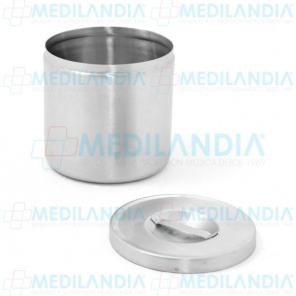 Recipiente algodonero de acero inoxidable 1.750 lts. / 1 7/8 qt. - Algodonero - MEDILANDIA - MEDILANDIA | Tienda de productos médicos