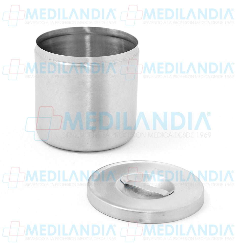 Recipiente algodonero de acero inoxidable 1.750 lts. / 1 7/8 qt. - Algodonero - MEDILANDIA - MEDILANDIA | Tienda de productos médicos