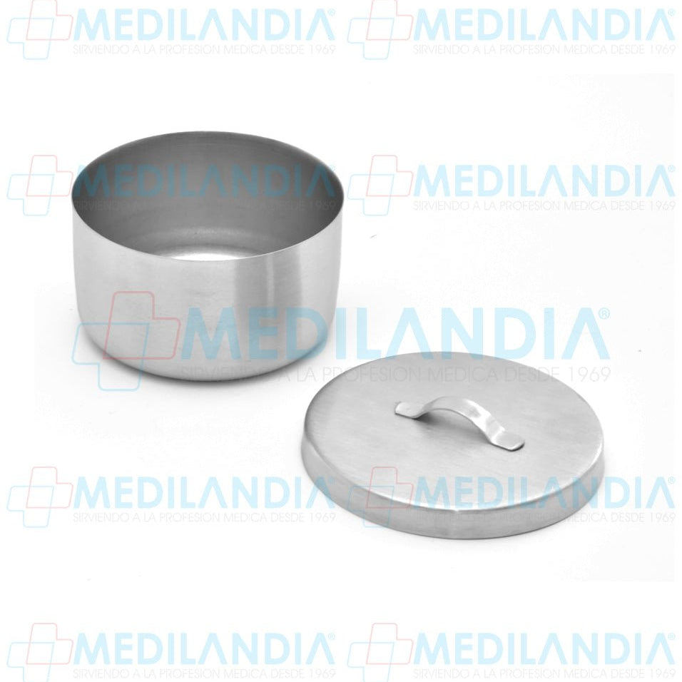 Recipiente algodonero de acero inoxidable 500 ml / 2 1/2 qt - Algodonero - MEDILANDIA - MEDILANDIA | Tienda de productos médicos