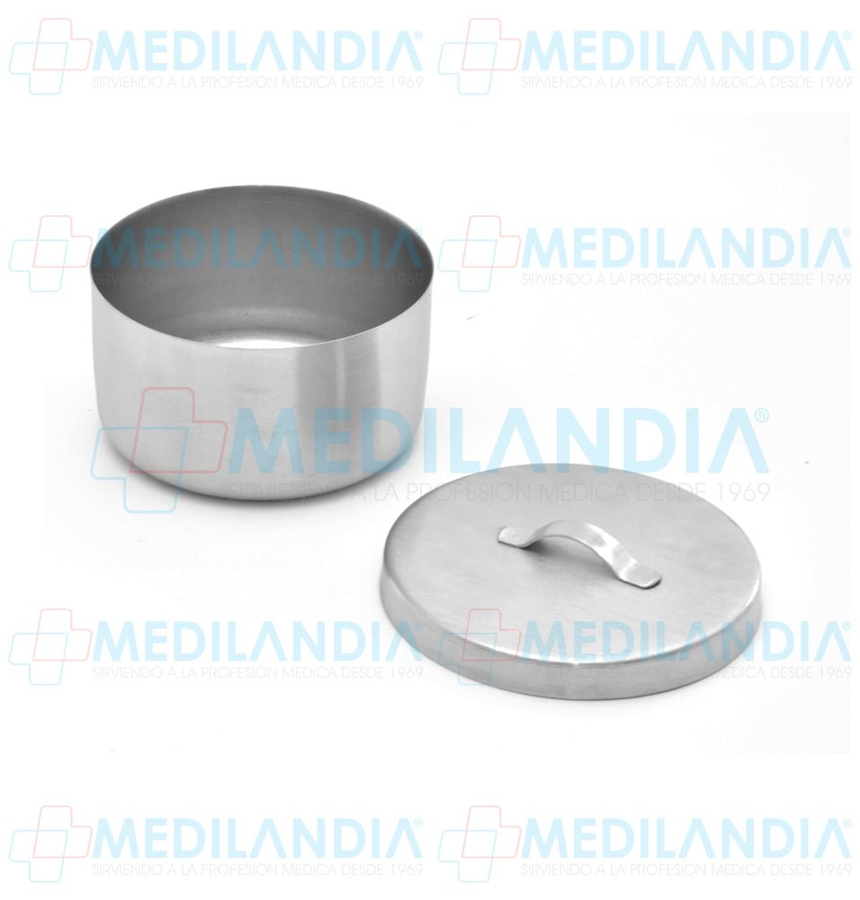 Recipiente algodonero de acero inoxidable 500 ml / 2 1/2 qt - Algodonero - MEDILANDIA - MEDILANDIA | Tienda de productos médicos