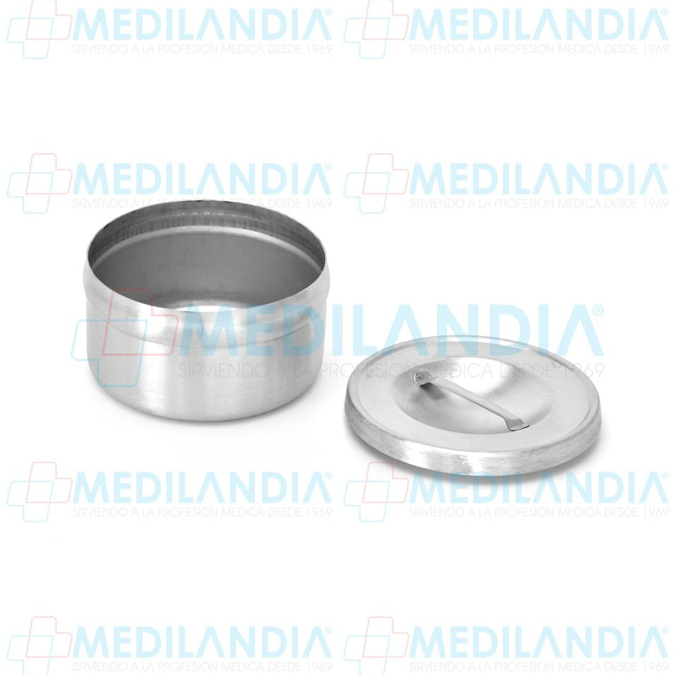 Recipiente algodonero de acero inoxidable 500 ml / 2 1/2 qt - Algodonero - MEDILANDIA - MEDILANDIA | Tienda de productos y equipos médicos de calidad en México | Soluciones profesionales para clínicas, hospitales y consultorios.