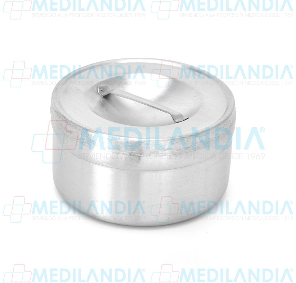 Recipiente algodonero de acero inoxidable 500 ml / 2 1/2 qt - Algodonero - MEDILANDIA - MEDILANDIA | Tienda de productos y equipos médicos de calidad en México | Soluciones profesionales para clínicas, hospitales y consultorios.