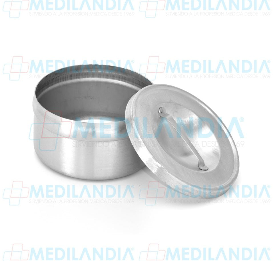 Recipiente algodonero de acero inoxidable 500 ml / 2 1/2 qt - Algodonero - MEDILANDIA - MEDILANDIA | Tienda de productos y equipos médicos de calidad en México | Soluciones profesionales para clínicas, hospitales y consultorios.