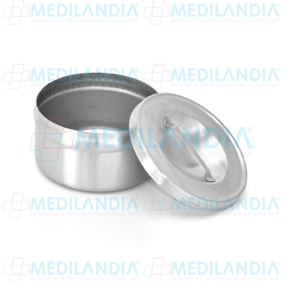 Recipiente algodonero de acero inoxidable 500 ml / 2 1/2 qt - Algodonero - MEDILANDIA - MEDILANDIA | Tienda de productos y equipos médicos de calidad en México | Soluciones profesionales para clínicas, hospitales y consultorios.