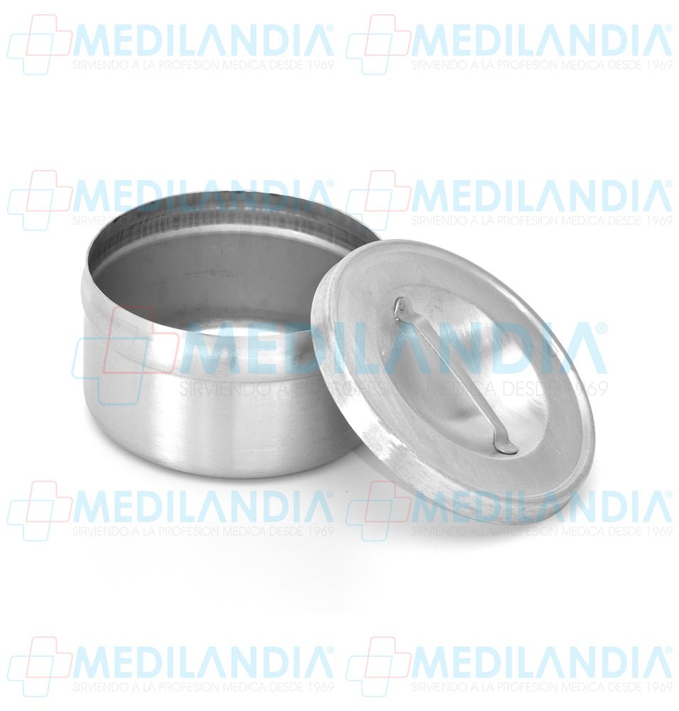 Recipiente algodonero de acero inoxidable 500 ml / 2 1/2 qt - Algodonero - MEDILANDIA - MEDILANDIA | Tienda de productos y equipos médicos de calidad en México | Soluciones profesionales para clínicas, hospitales y consultorios.